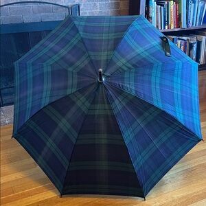 ✨Polo Ralph Lauren✨Vintage Blackwatch Tartan Plaid Umbrella